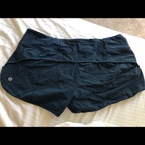 TEAL lululemon shorts